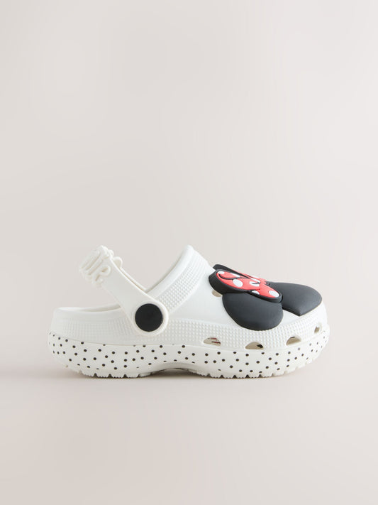 Cream Minnie Mouse Clogs image 2