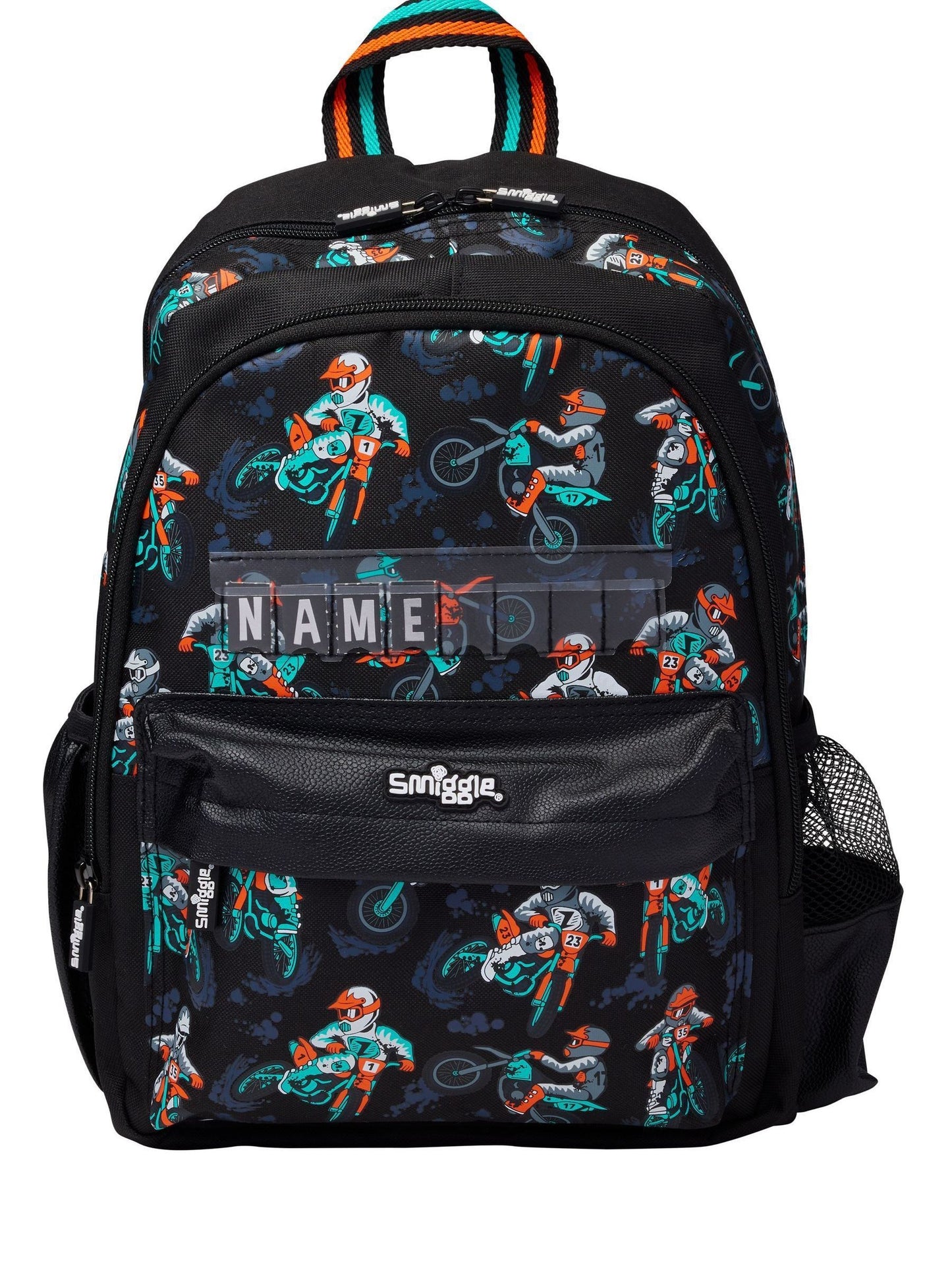 Smiggle Black Adventurous Junior Id Backpack image 1