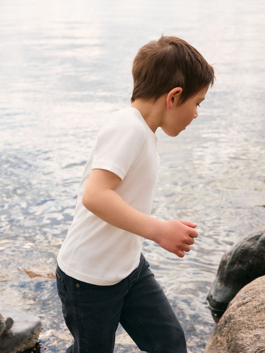 Dsiney Kidz - Polarn O. Pyret White Cotton Short Sleeve T-Shirt image 2