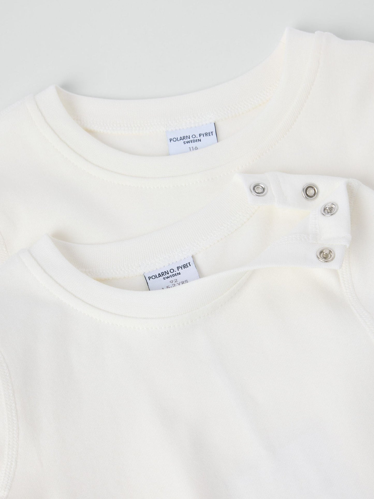 Polarn O. Pyret White Cotton Short Sleeve T-Shirt image 5