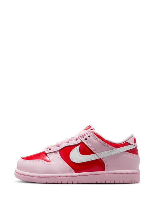 Nike Pink/Red Hearts Junior Dunk Low Trainers image 2