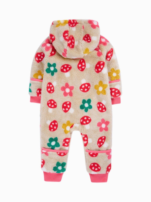 Frugi Pink All-In-One Sleepsuit image 2