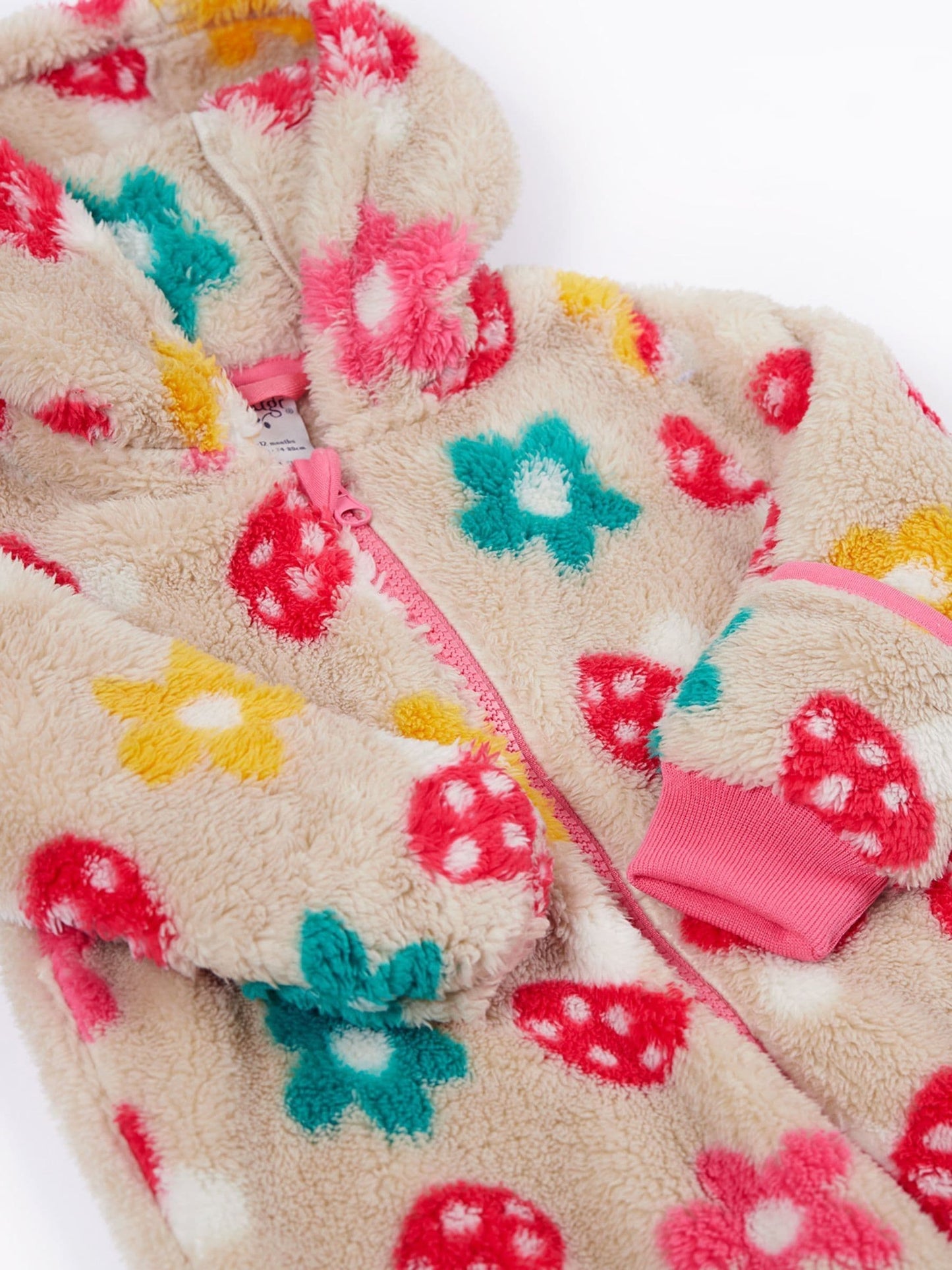 Frugi Pink All-In-One Sleepsuit image 4