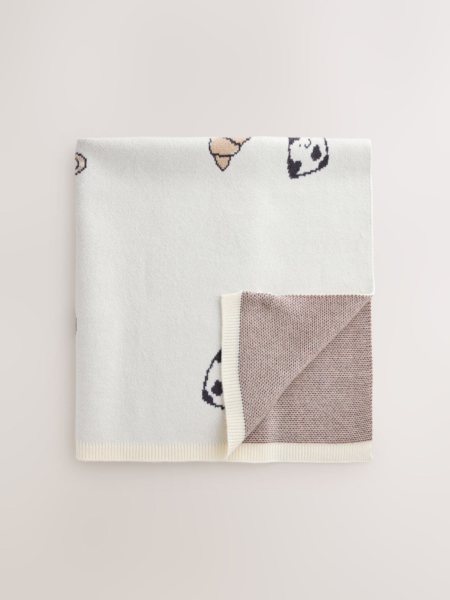 Neutral Milk Club Knitted Baby Blanket image 1