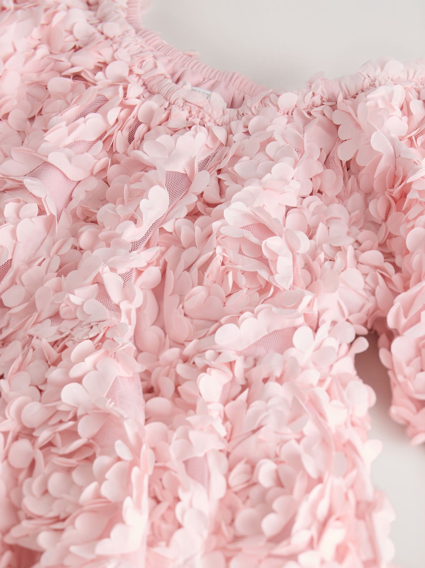 Pink 3D Floral Occasion Dress (3-14yrs) image 8