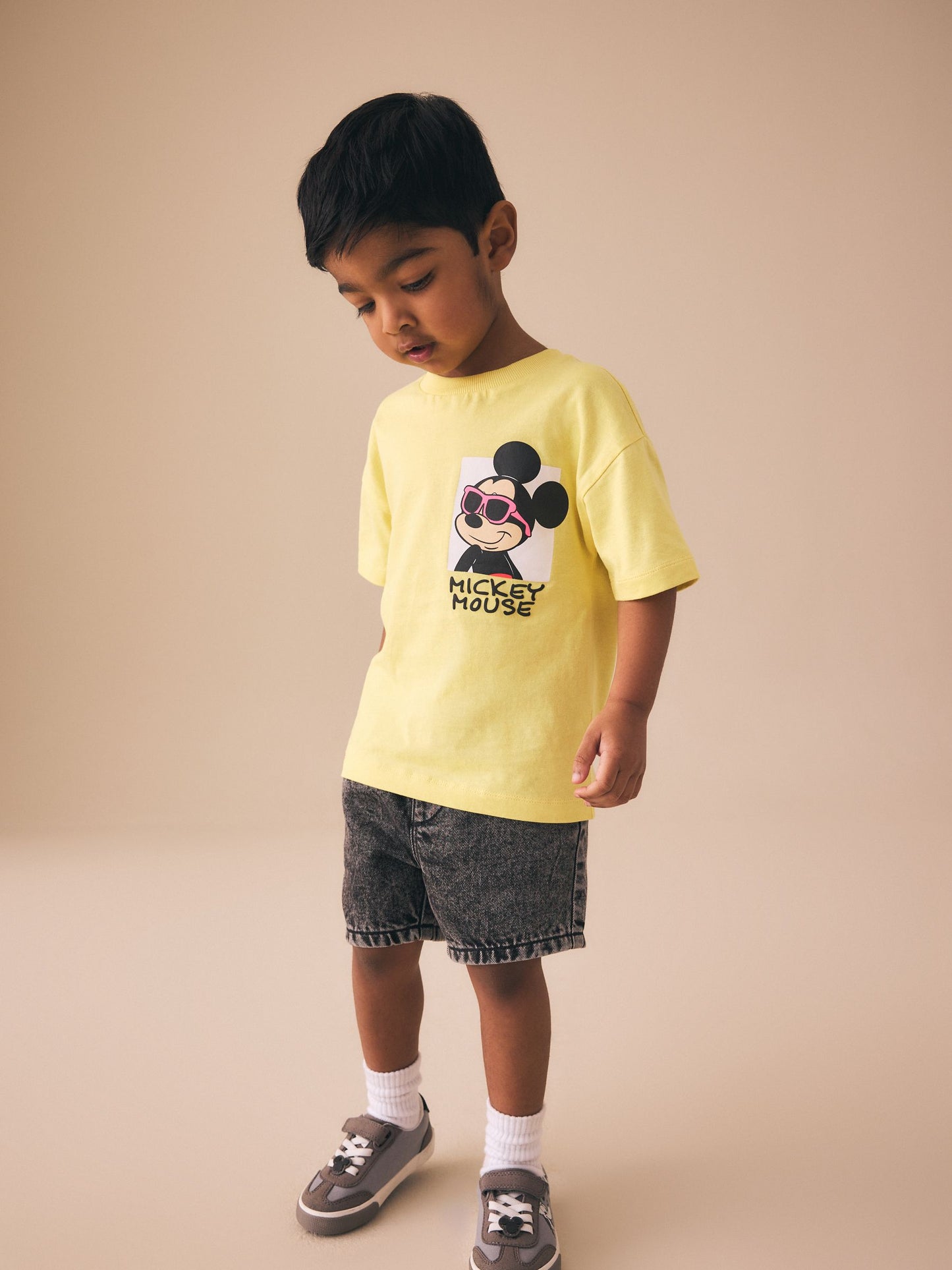Dsiney Kidz - Yellow Mickey Mouse Short Sleeve T-Shirt (3mths-8yrs) image 3
