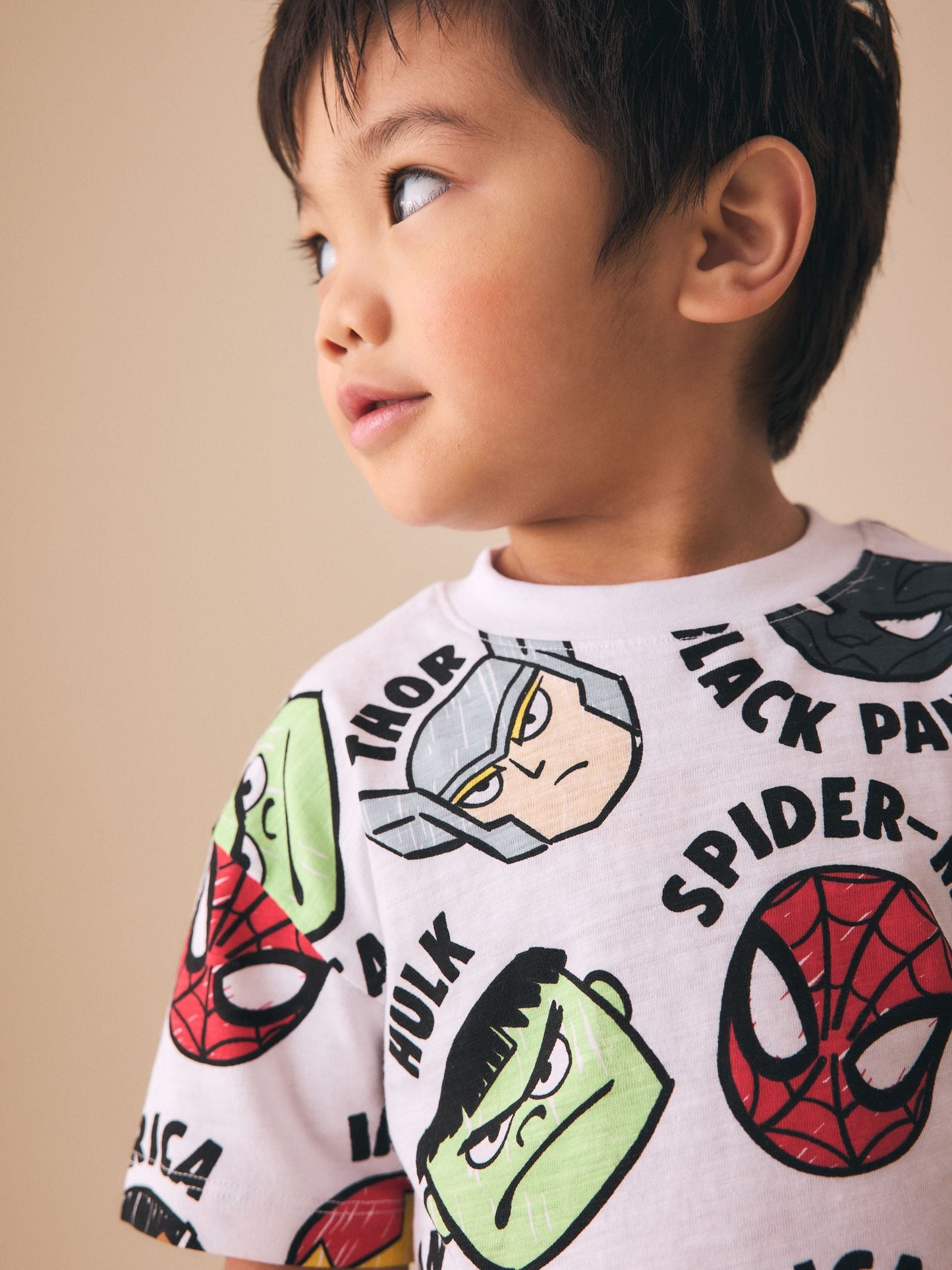Dsiney Kidz - White Marvel Short Sleeve Cotton T-Shirt (6mths-8yrs) image 4