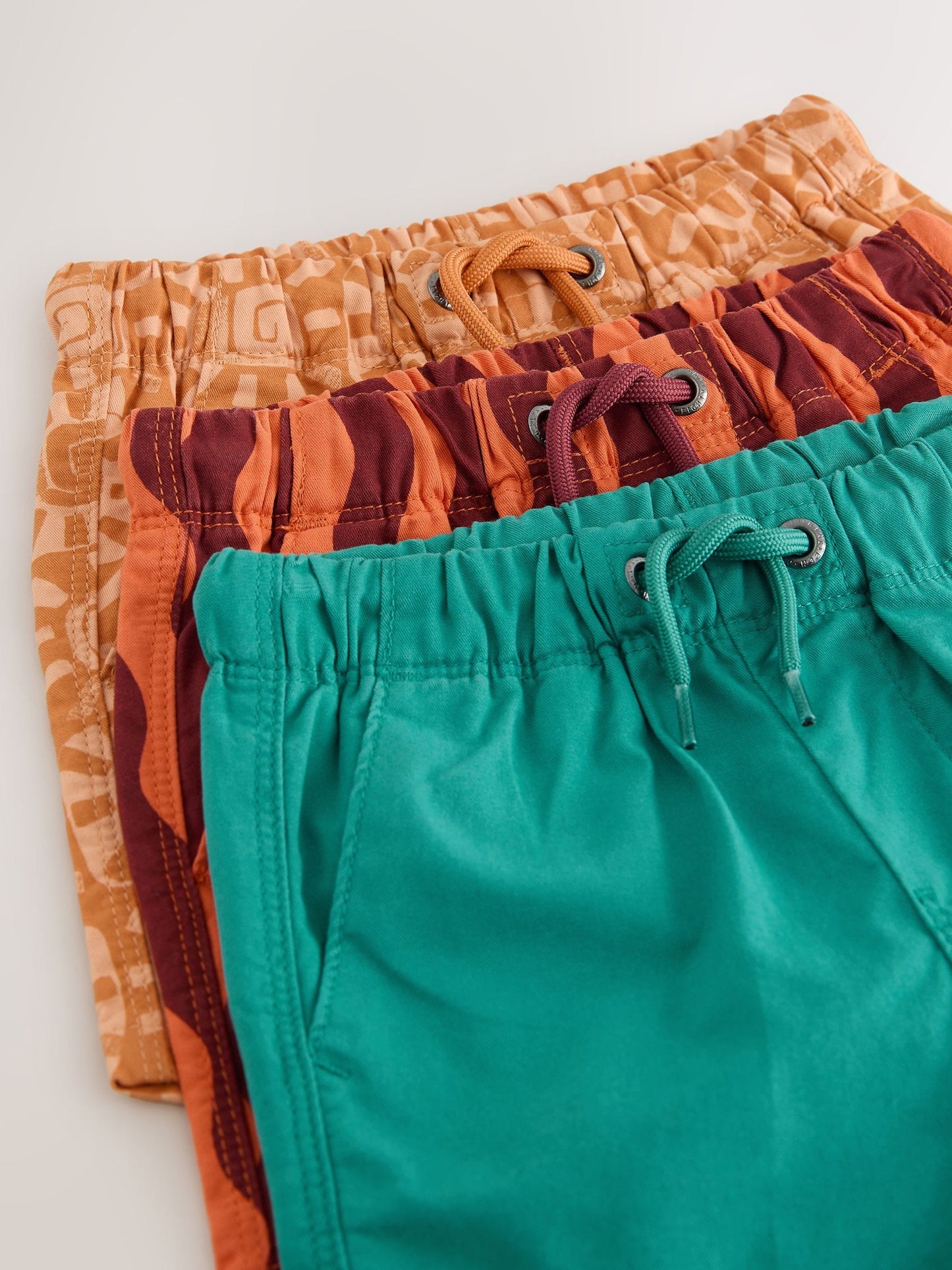 Dsiney Kidz - Green/Orange/Stripe Pull On Shorts 3 Pack (3mths-7yrs) image 7