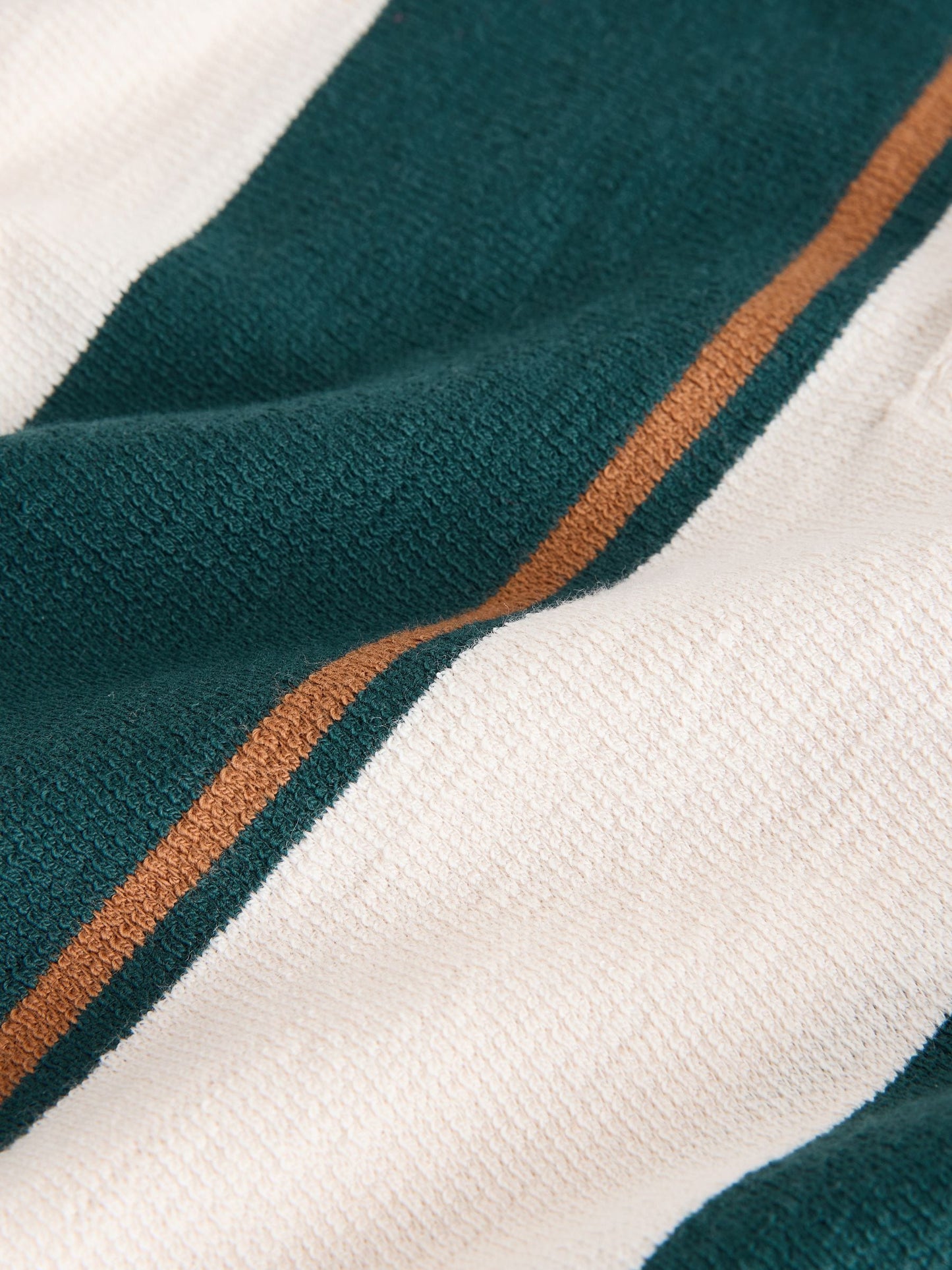 Green/Ecru Stripe Short Sleeve Polo Shirt and Shorts Set (3mths-7yrs) image 8
