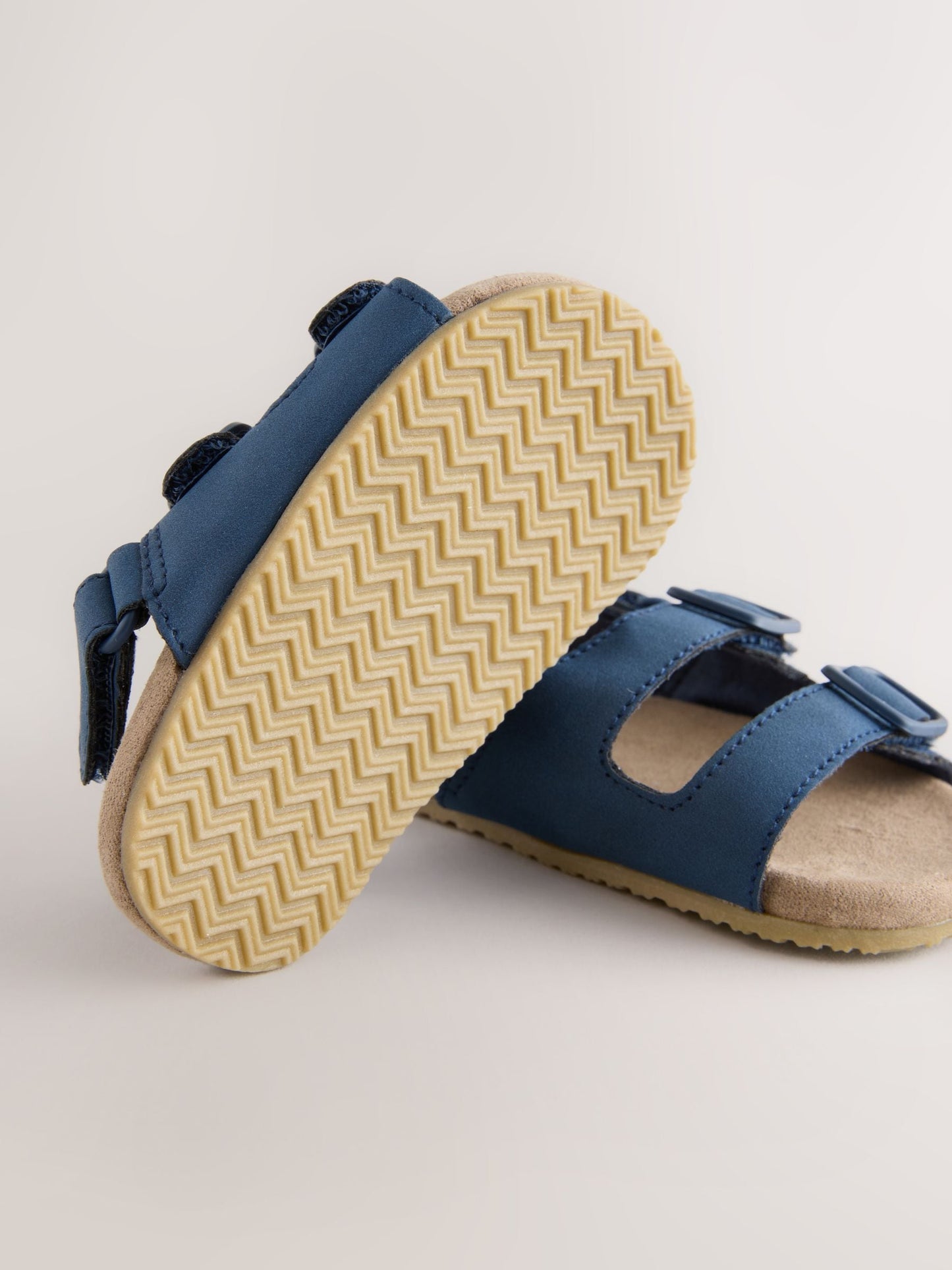 Navy Touch Fastening Baby Sandals (0-2mths) image 5