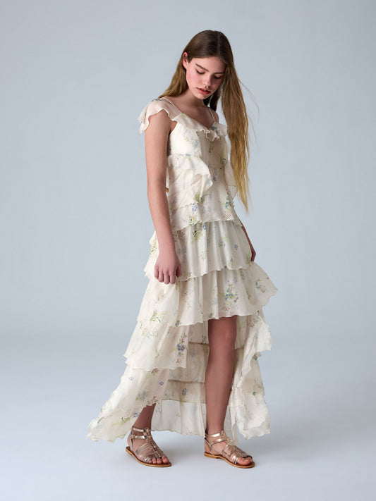 Dsiney Kidz - smALLSAINTS Cream Sienna Maxi Dress image 2