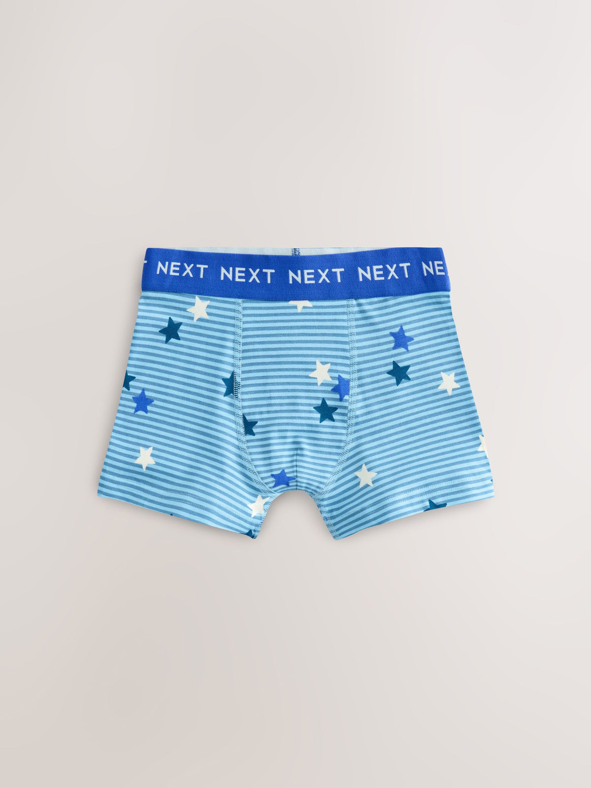 Dsiney Kidz - Blue/White Stars Junior Pattern Trunks 5 Pack (1.5-16yrs) image 6