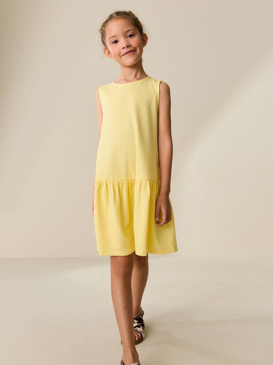 Dsiney Kidz - Yellow Sleeveless Jersey Dress (3-16yrs) image 2