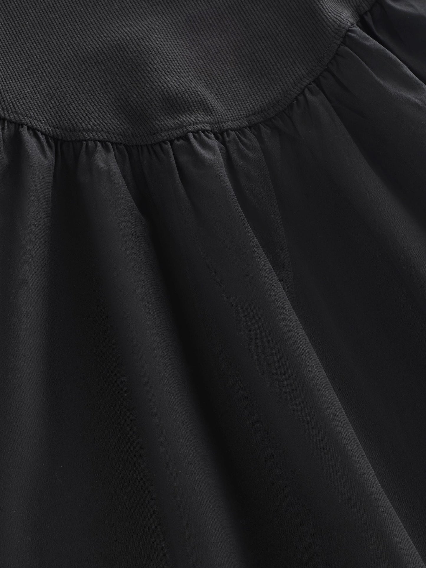 Black Jersey Woven Mix Sleeveless Dress (3-16yrs) image 7