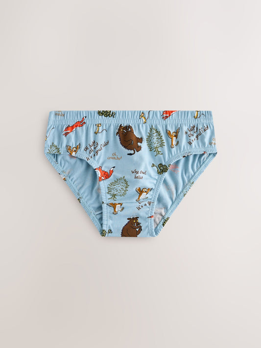 Dsiney Kidz - Green/Ecru Gruffalo Briefs 5 Pack (1.5-10yrs) image 2