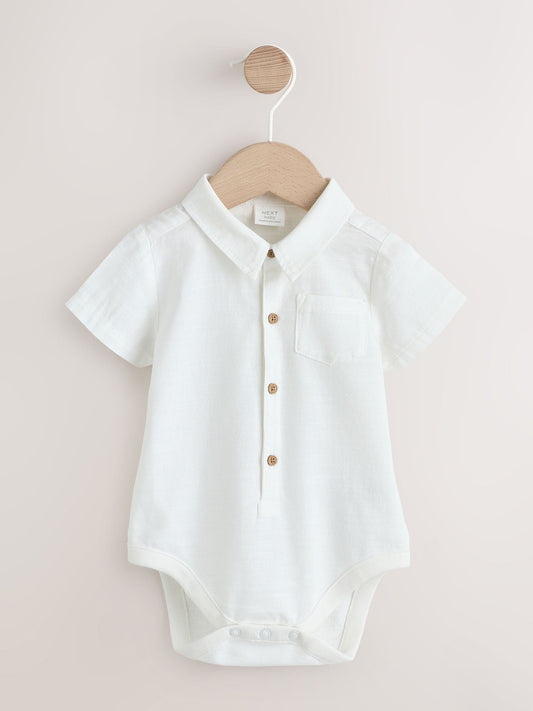 Dsiney Kidz - Sage Green Shirt Body Shorts and Braces Baby Set 3 Piece (0mths-2yrs) image 2
