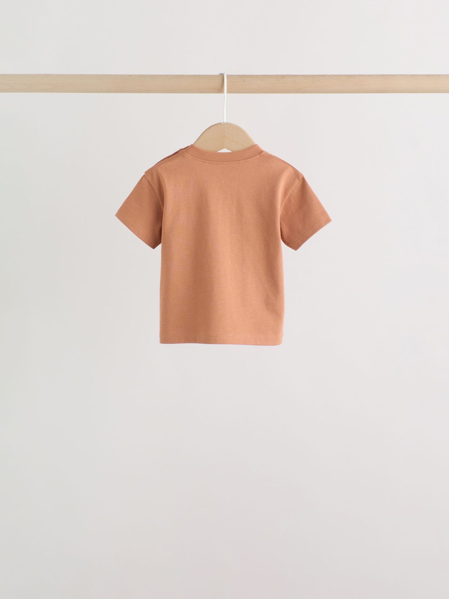 Dsiney Kidz - Mineral Blue/ Neutral/ Orange Short Sleeve Baby T-Shirts 4 Pack (0mths-2yrs) image 7