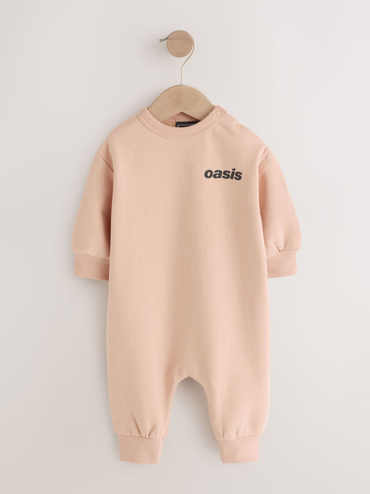 Neutral Oasis Sweat Baby Romper (0mths-3yrs) image 2
