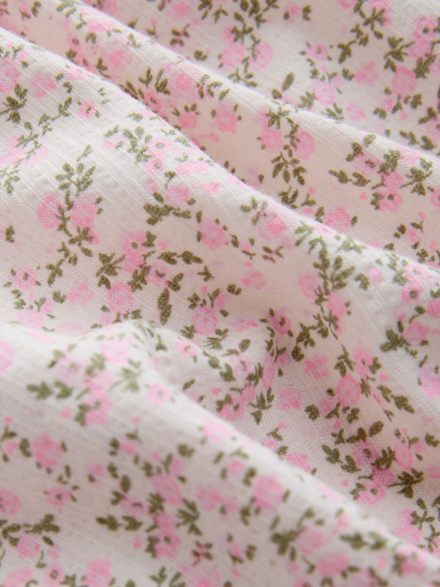 Pink Floral Button Jersey Dress (3mths-7yrs) image 8