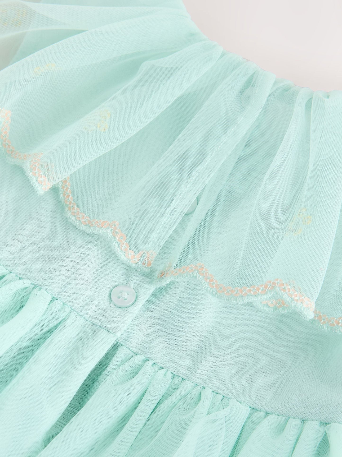 Blue Embellished Mesh Dress (3mths-7yrs) image 9