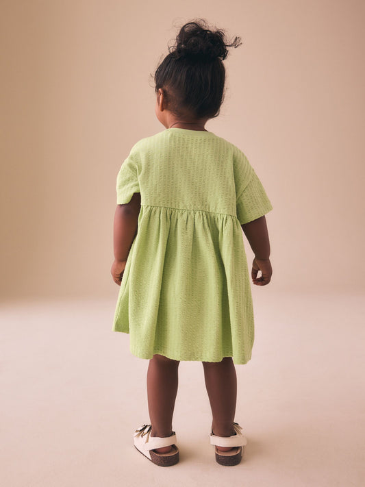 Dsiney Kidz - Green Essential Jersey Dress (3mths-7yrs) image 2