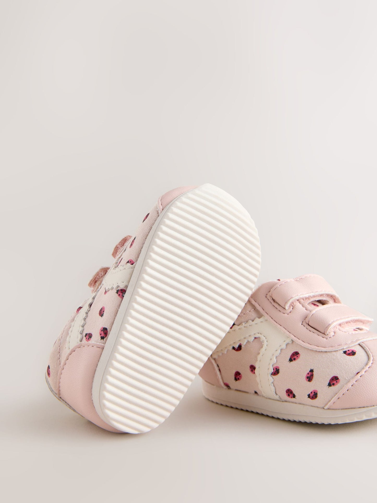 Pink Ladybird Baby Touch Fastening Trainers image 5