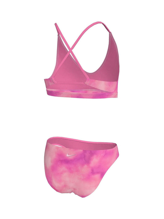 Dsiney Kidz - Nike Pink Tie Dye Lace Up Bikini Set image 2