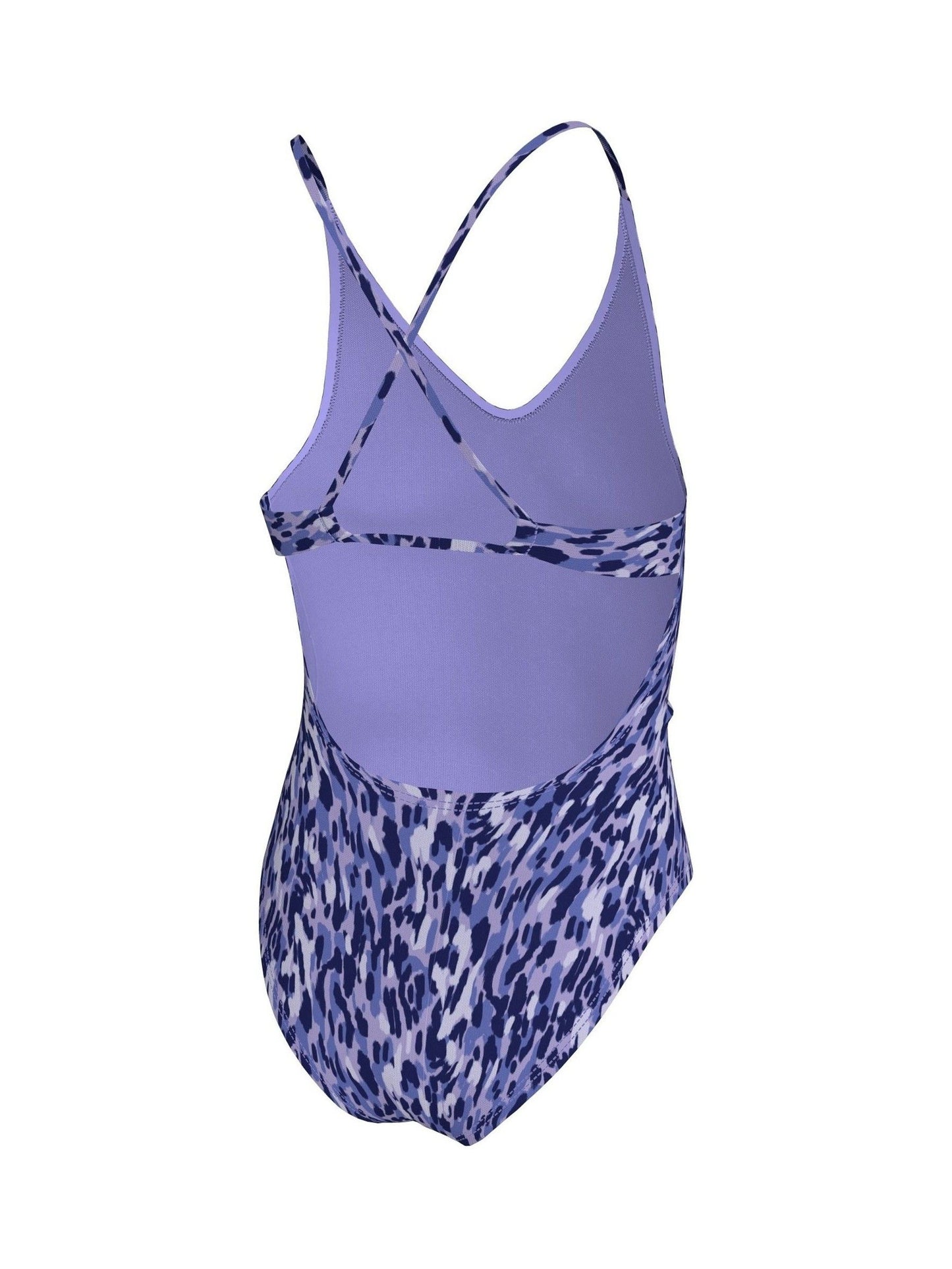 Dsiney Kidz - Nike Purple Animal Print Lace Up One Piece Swimsuit image 3
