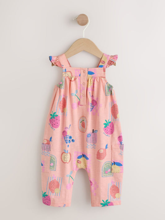 Pink Ice Cream Baby Long Leg Jersey Romper (0mths-3yrs) image 2