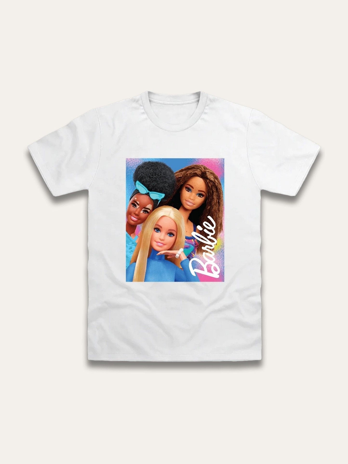 Dsiney Kidz - Brand Threads White Barbie T-Shirt image 1