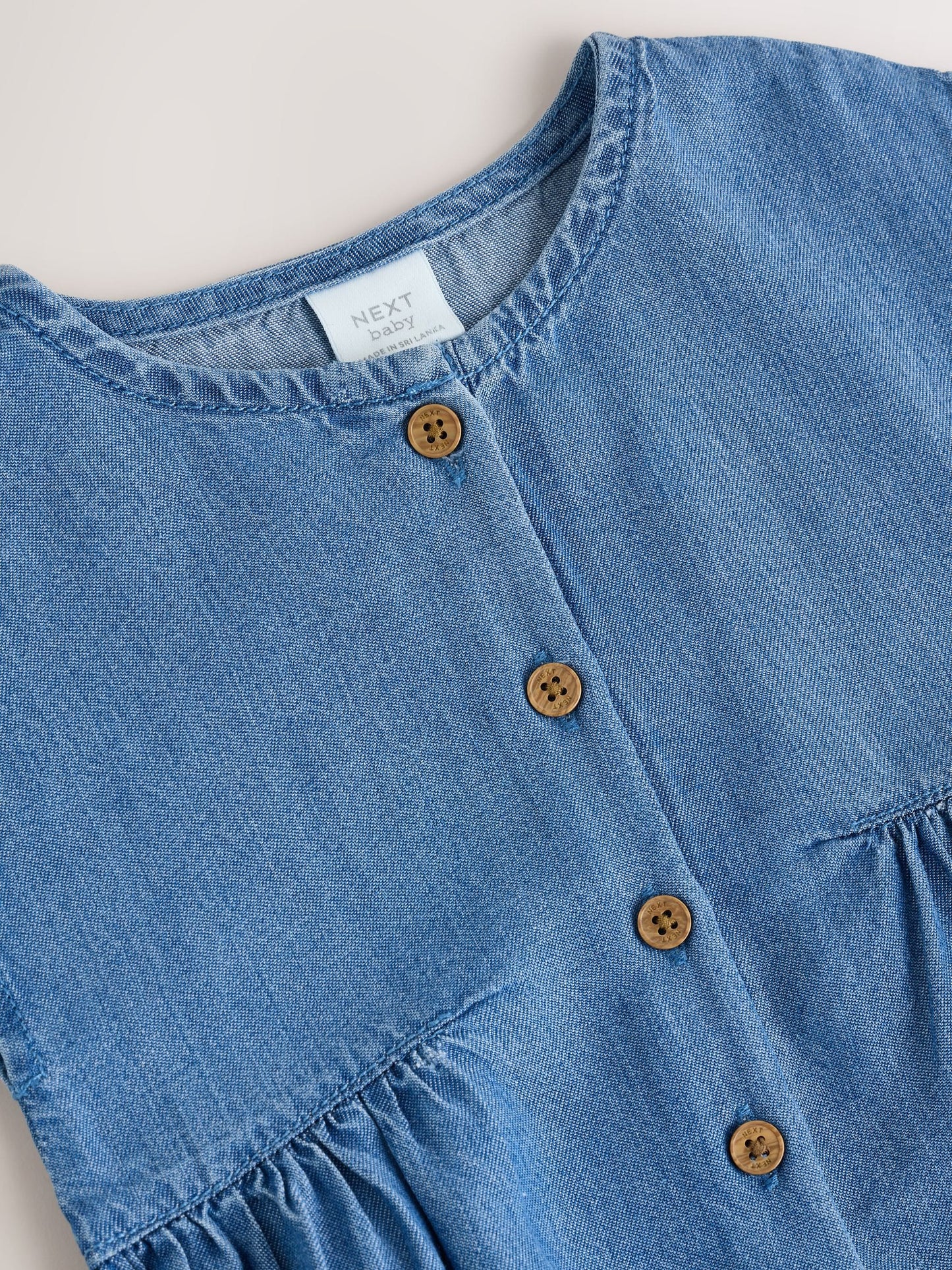 Denim Blue Bloomer Baby Romper (0mths-2yrs) image 8