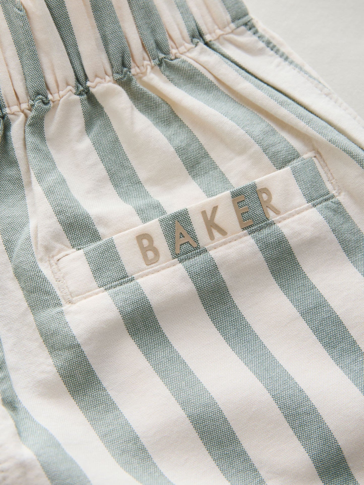 Dsiney Kidz - Baker by Ted Baker Stone Graphic T-Shirt and Stripe Trousers Set image 8