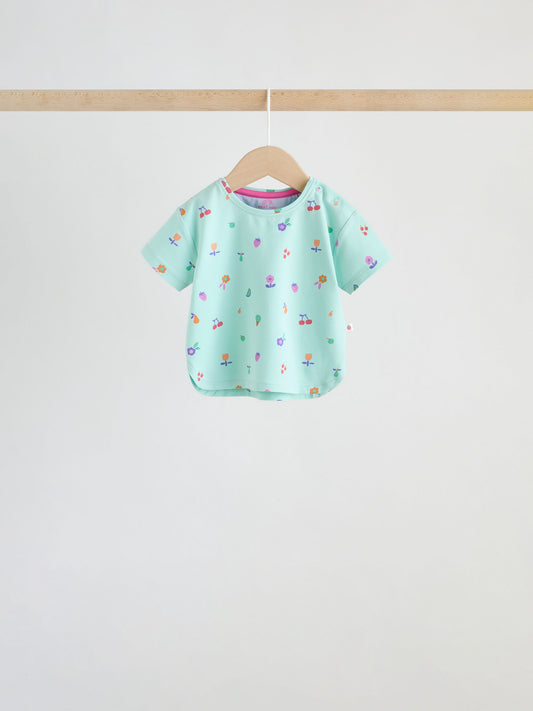 Purple Character Short Sleeve Top and Leggings Baby Set 6 Piece (0mths-3yrs) image 3