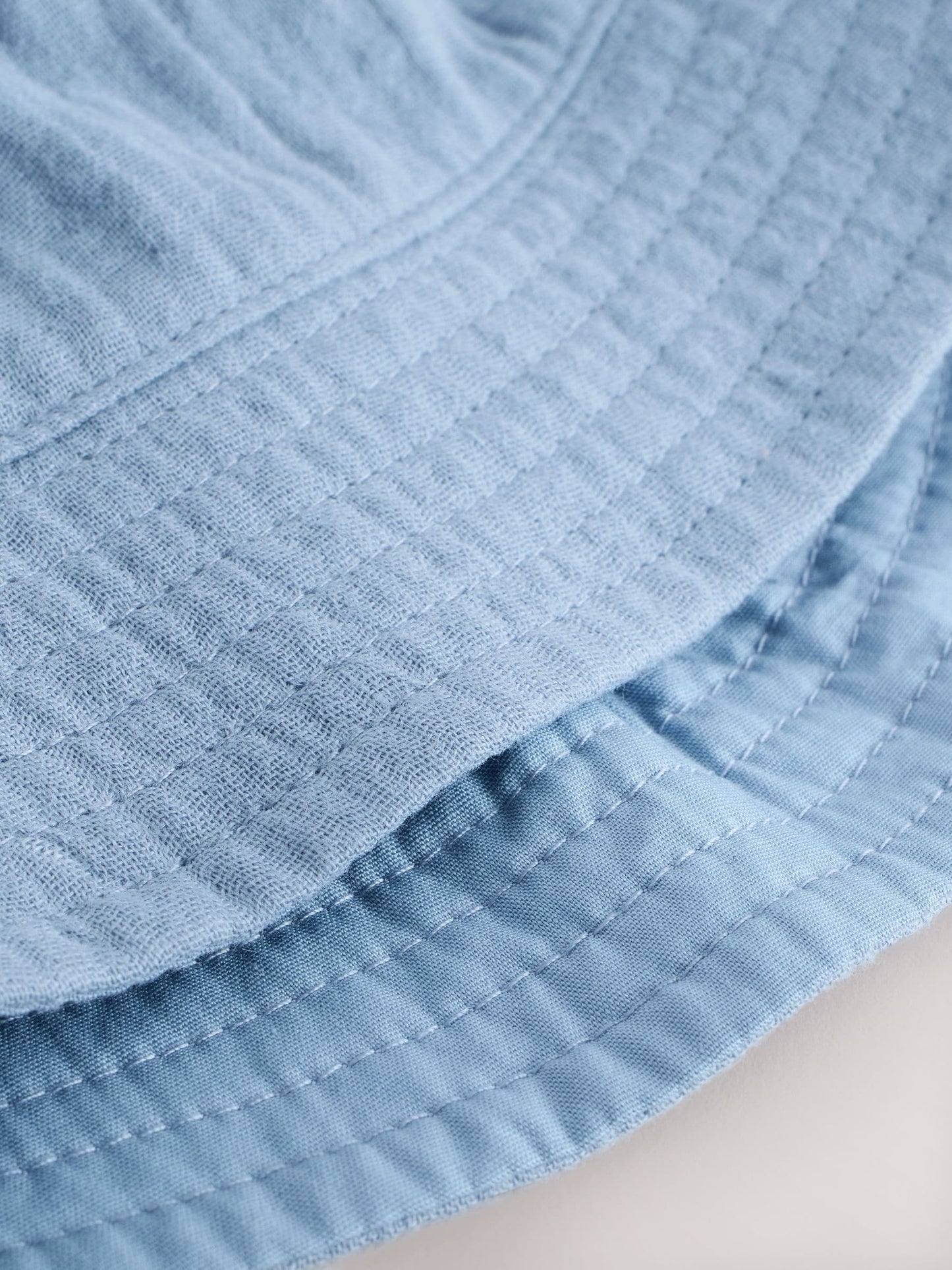 Blue and Beige Baby Bucket Hats 2 Pack image 5