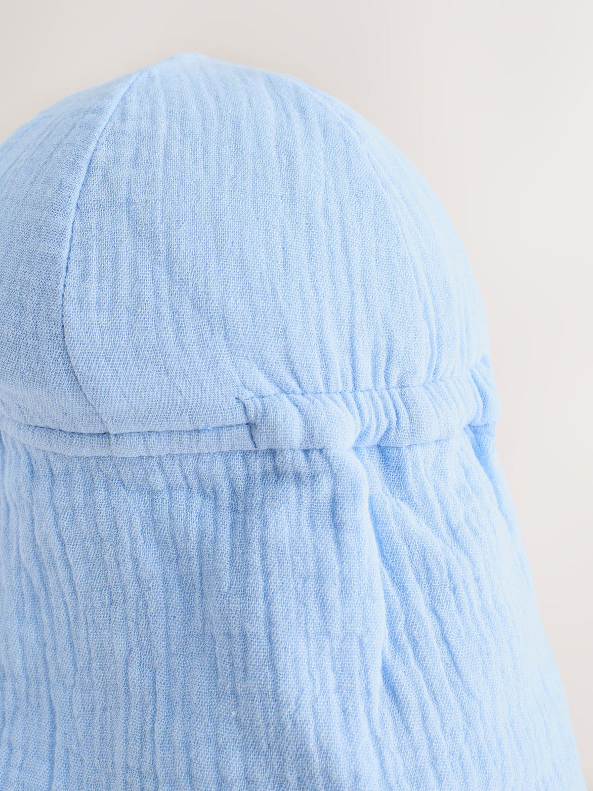 Blue Tonal Stripe Legionnaire Baby Summer Hat image 4
