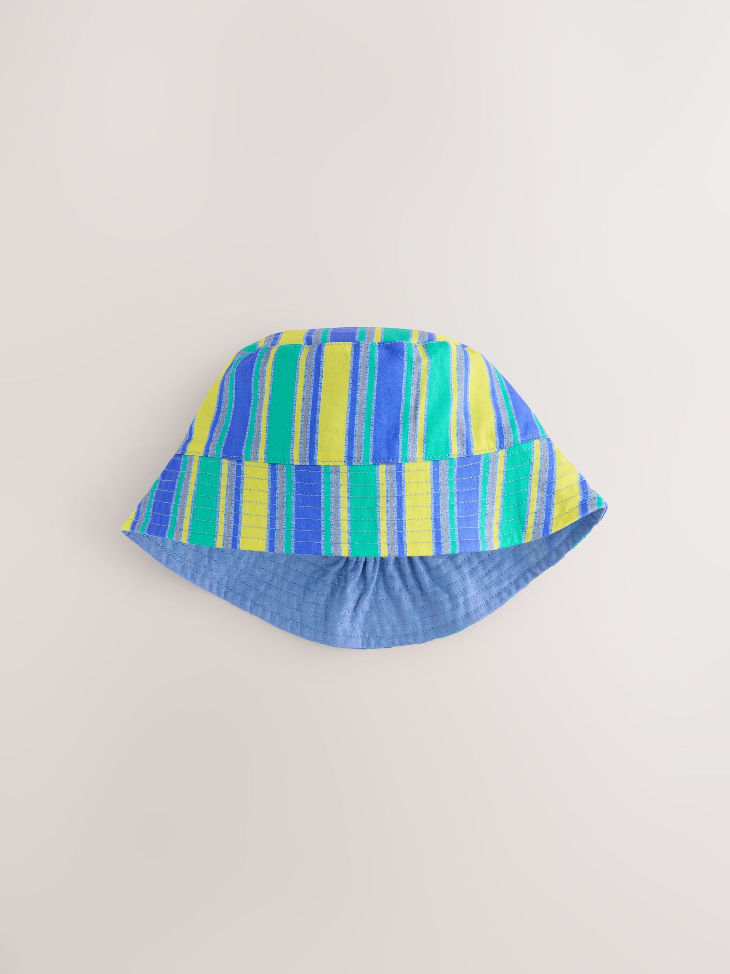 Green Stripe / Dog embroidery Baby Bucket Hats 2 Pack image 6