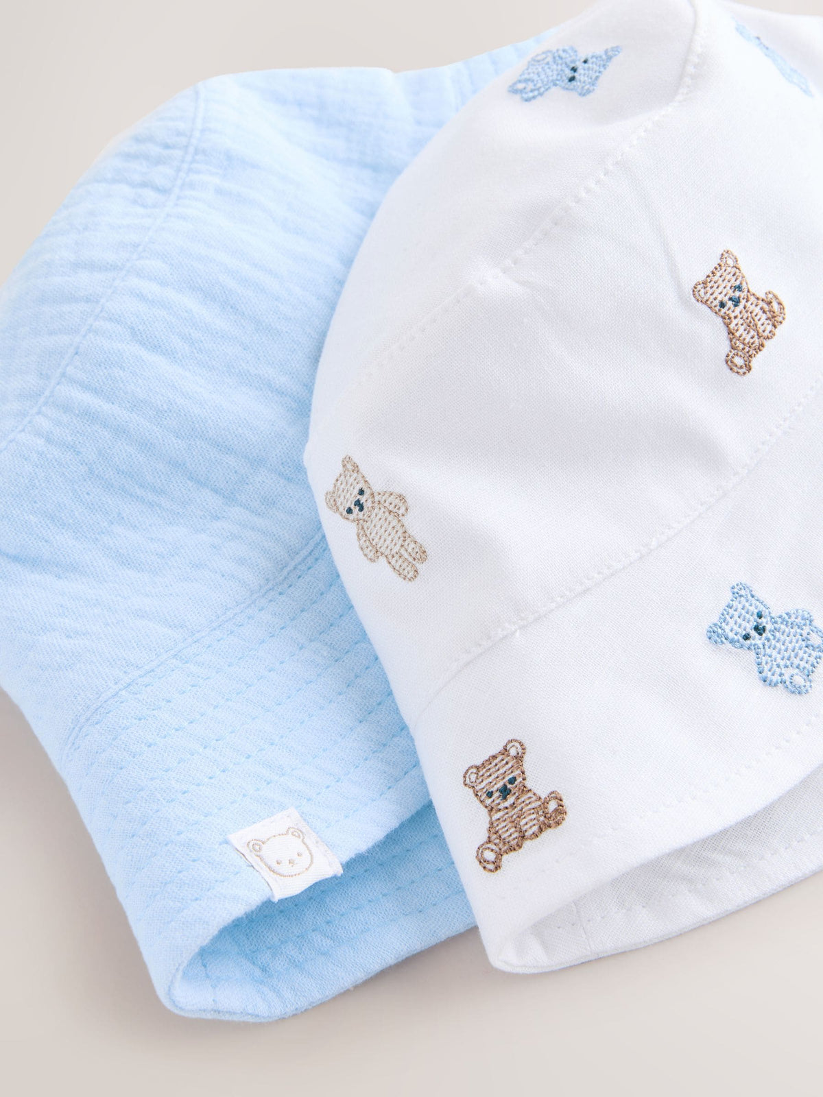 Blue and Bear Embroidered Bucket Hats 2 Pack image 5
