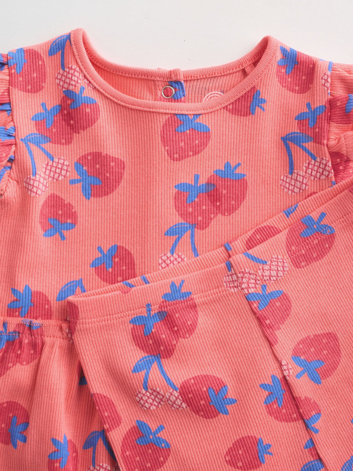 Dsiney Kidz - Red Strawberry Rib Top and Leggings Baby Set 2 Piece (0mths-2yrs) image 8
