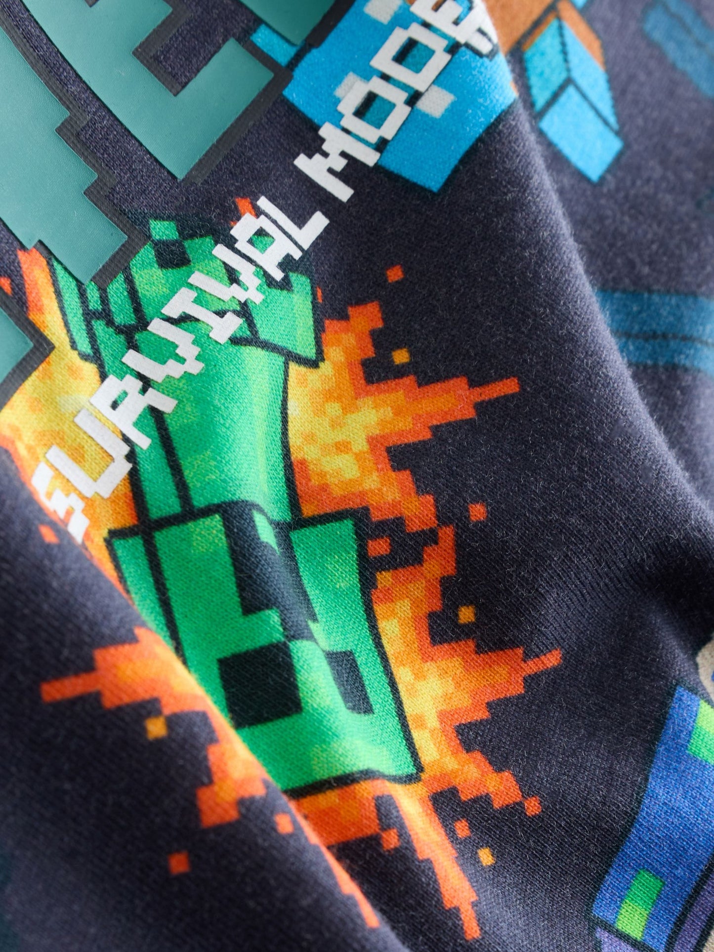Dsiney Kidz - Black All Over Print Single Minecraft T-Shirt (3-16yrs) image 6