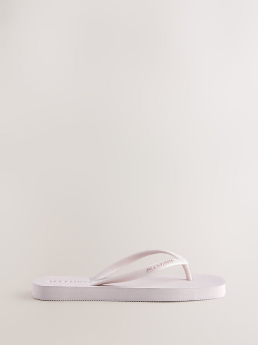 smALLSAINTS Pink Square Toe Flip Flops image 2