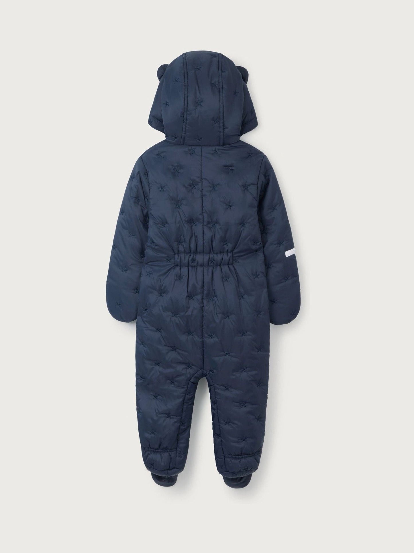The White Company Blue Star Quilted Pramsuit image 2