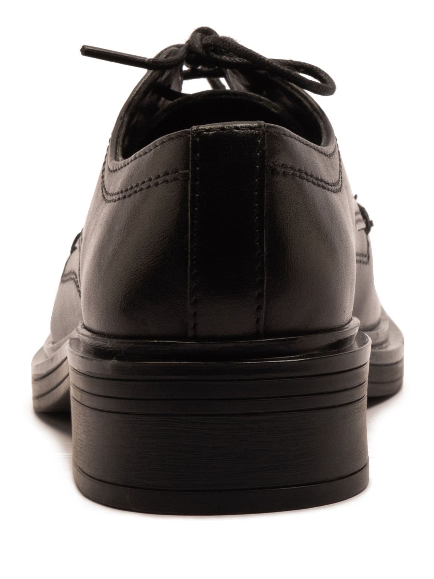 Off The Hook Black Mia Leather Formal Lace-Up School Shoes image 6