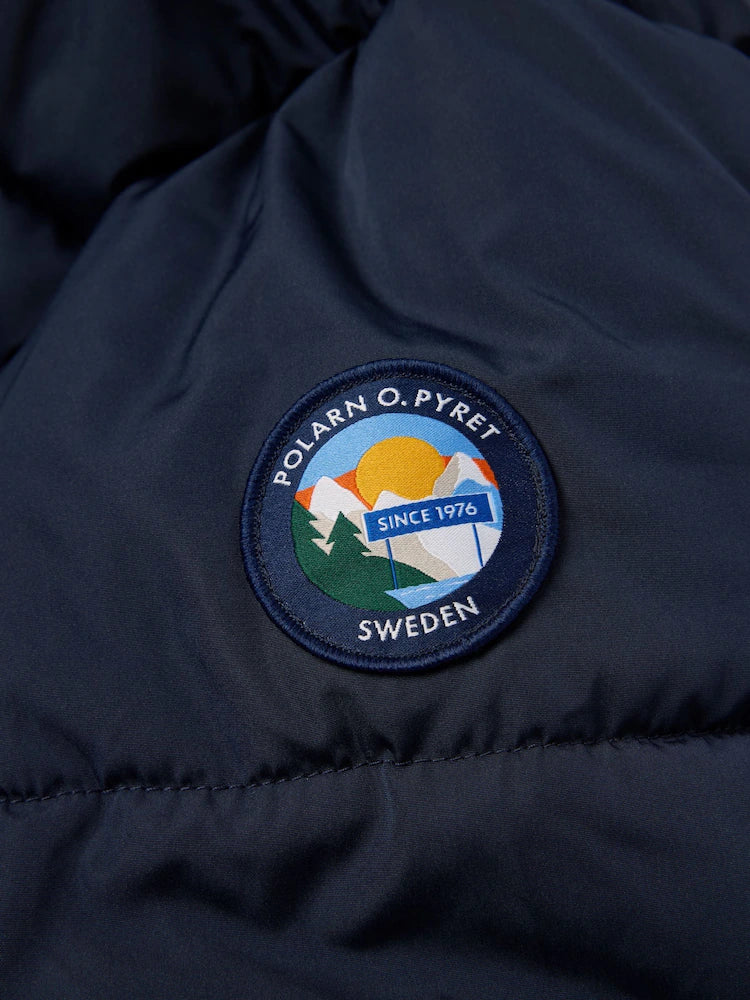 Polarn O. Pyret Blue Padded Water Resistant Puffer Coat