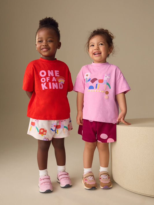 Dsiney Kidz - Unicorn Top & Shorts Set 2 Pack (3mths-7yrs) image 2