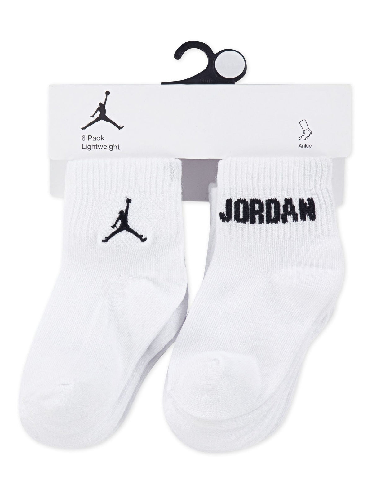 Jordan White Everyday Essential Socks 6 Pack - image 3
