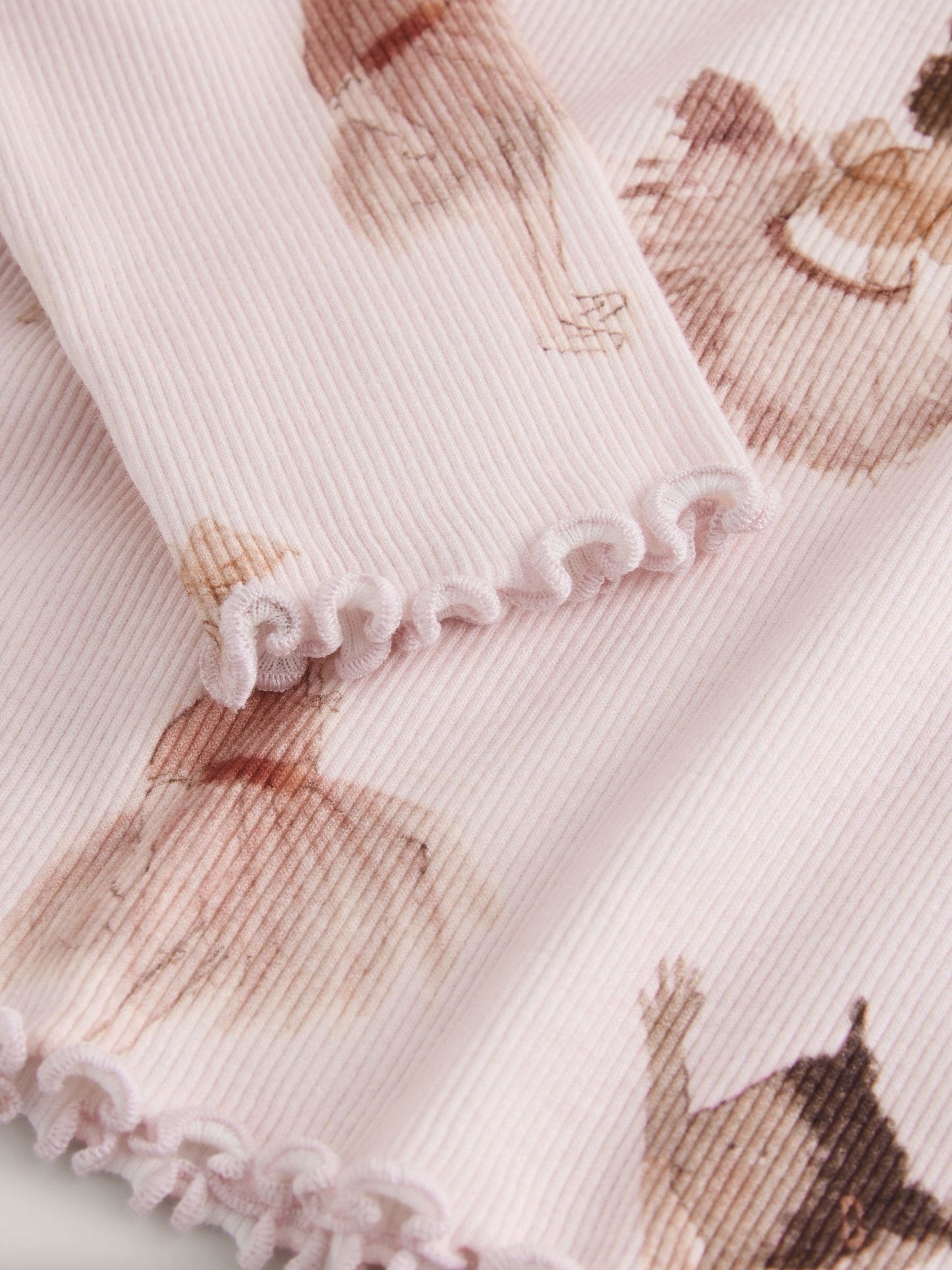 Pink Ballerina Rib Long Sleeve Top (3mths-7yrs) image 8