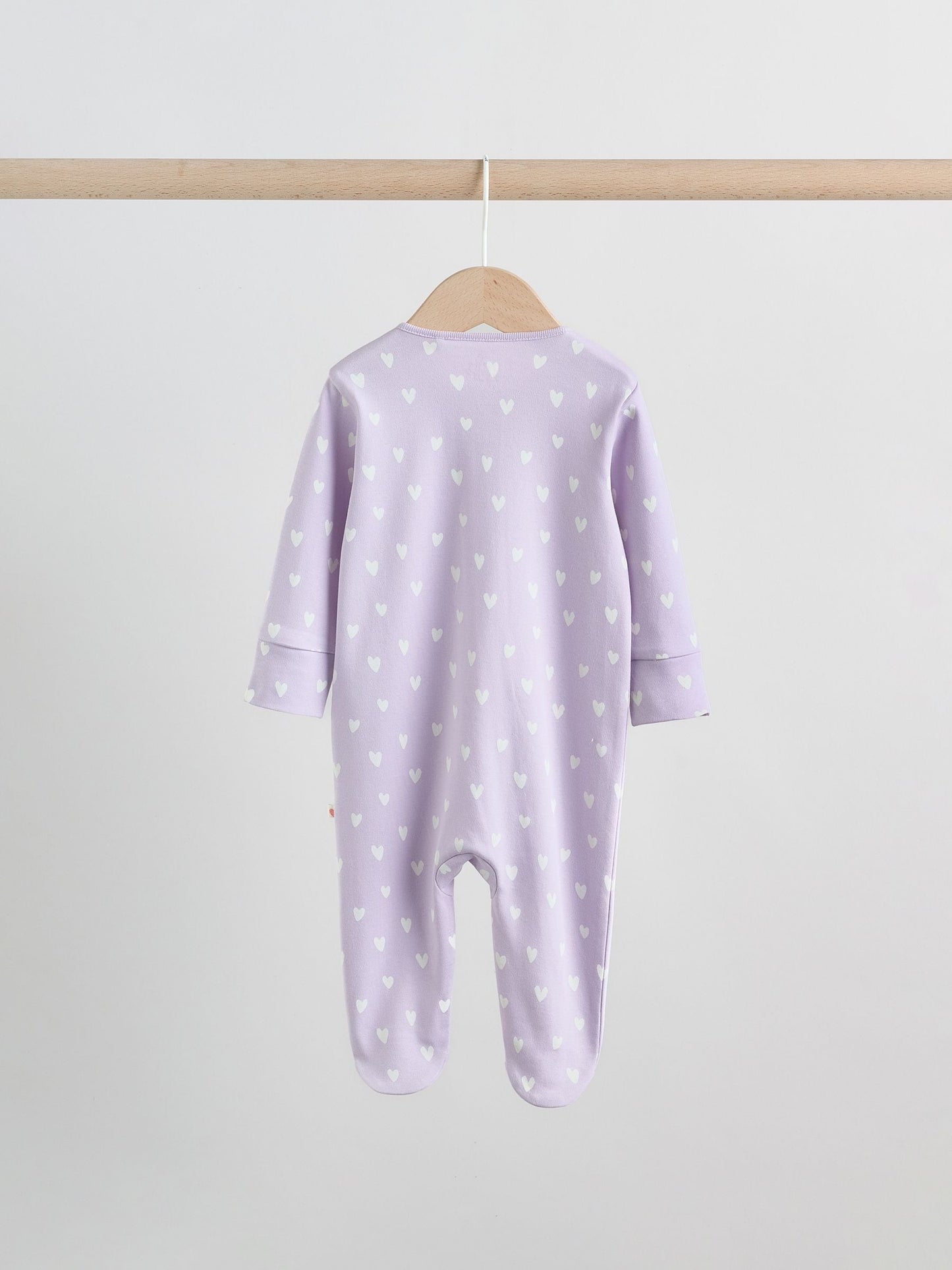 Pastel Two Way Zip Baby Sleepsuits 5 Pack (0-2yrs) image 8