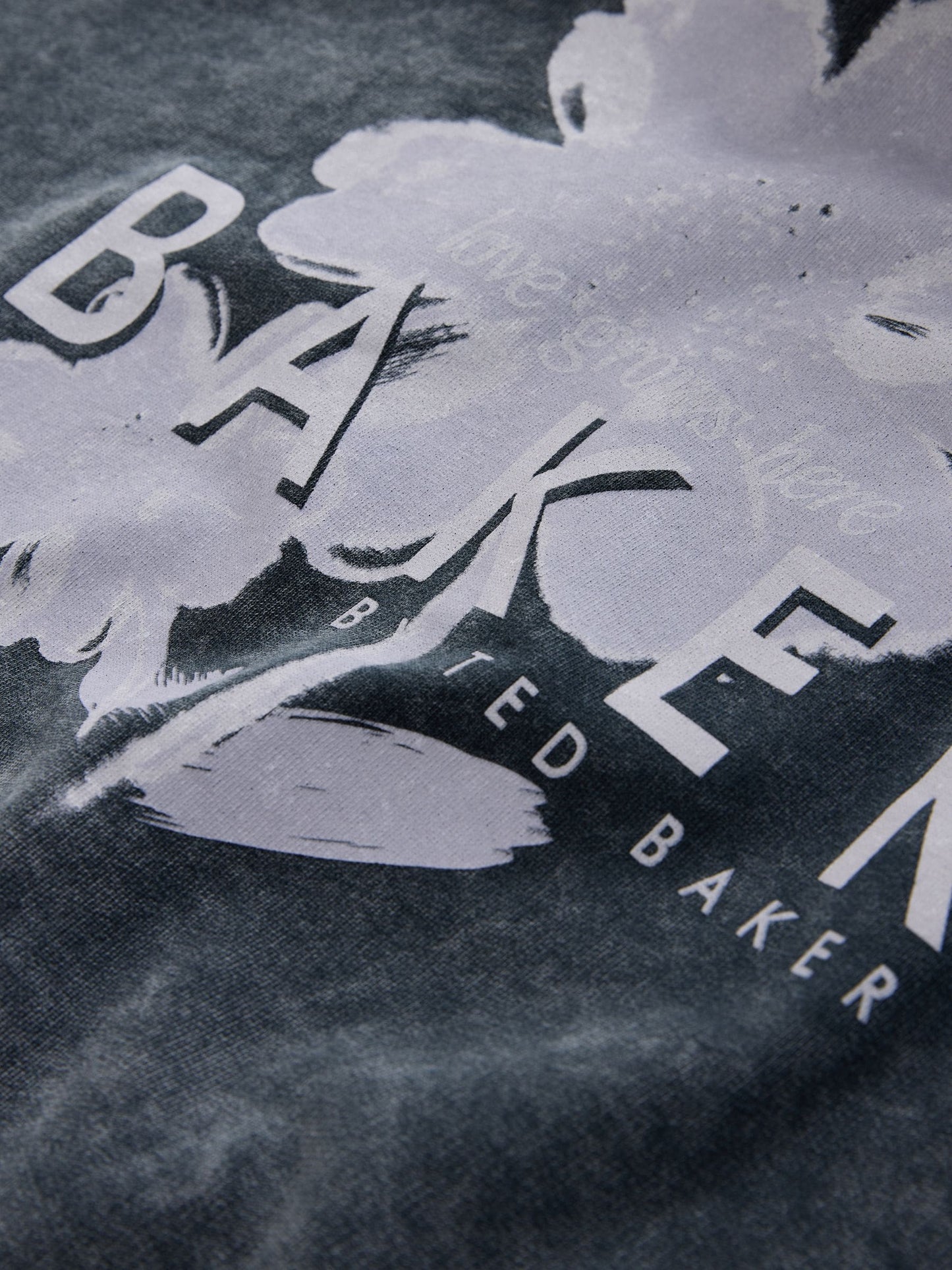 Baker by Ted Baker Oversized Acid Wash Hoodie image 10