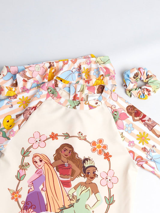 Dsiney Kidz - Vanilla Underground Pink Disney Princess Swim Set 3 Piece image 2