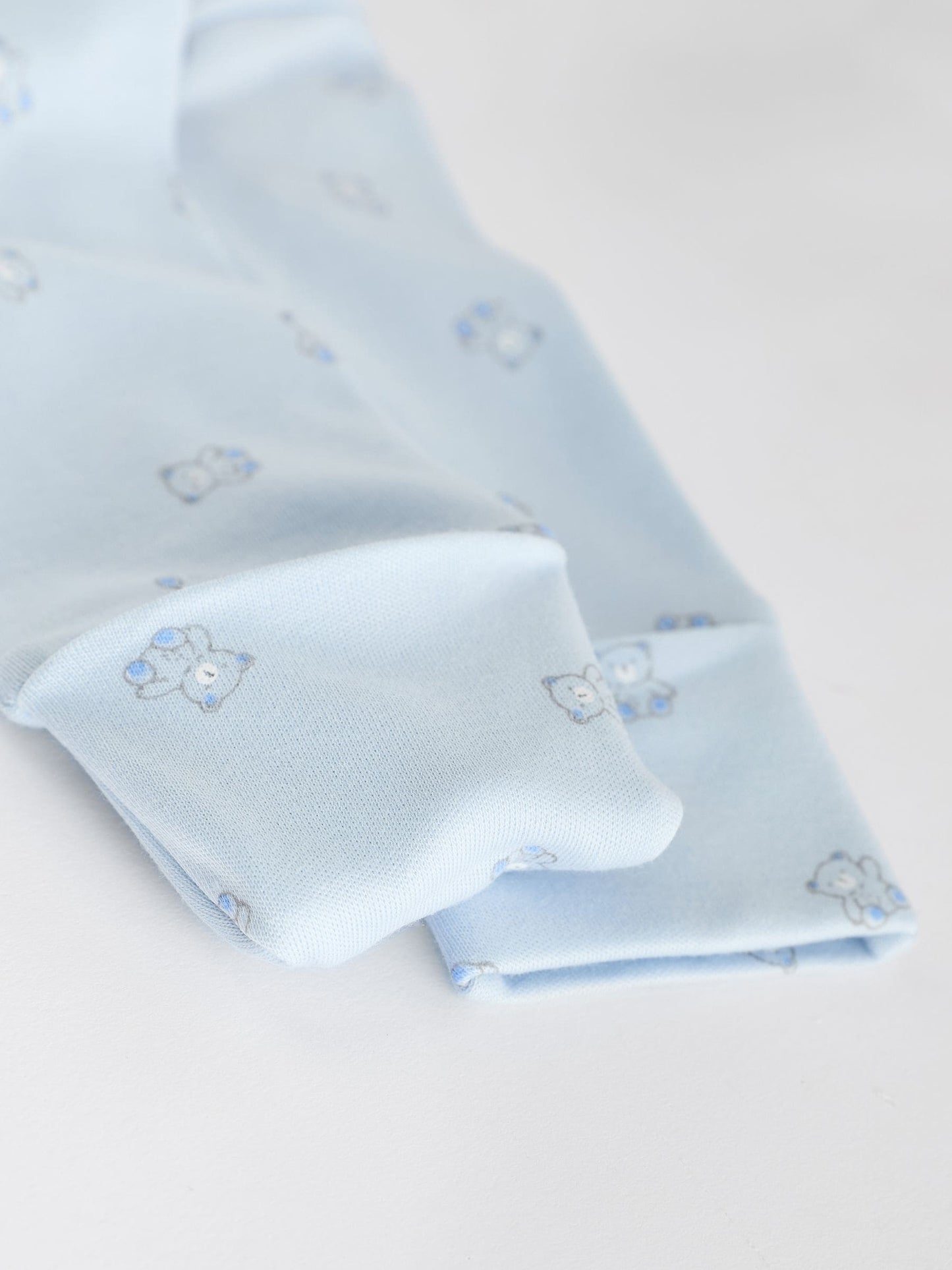 Blue 7 Pack Baby Bear Sleepsuit (0-2yrs)
